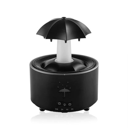 TINSOL Creative Cloud Rain Humidifier Rotating Raindrop Humidifier Smart Aroma Diffuser Remote-Controlled Night Light